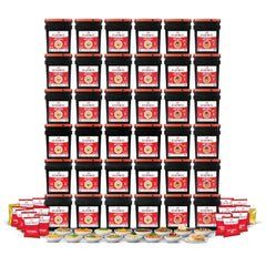 4320 Serving Package - 744 lbs - Includes: 24 - 120 Serving Entrace Buckets and 12 - 120 Serving Breakfast Buckets