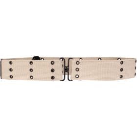 44" COTTON PISTOL BELT (Color: Khaki)
