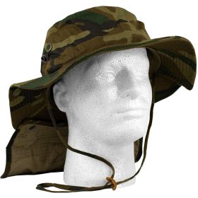 ADVANCED HOT-WEATHER BOONIE HAT (Color: WOODLAND CAMO)
