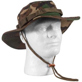 BOONIE HAT (Color: WOODLAND CAMO)