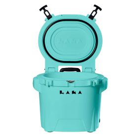 LAKA Coolers 30 Qt Cooler w/Telescoping Handle & Wheels (Color: Seafoam)