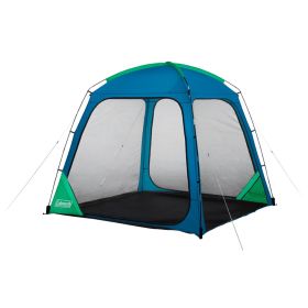 Coleman Skyshadeâ„¢ 8 x 8 ft. Screen Dome Canopy - Mediterranean Blue (Color: Mediterranean Blue)
