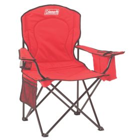 Coleman Cooler Quad Chair (Color: Red)