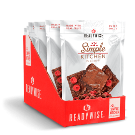 6 CT Case Simple Kitchen (Option: Rasberries & Brownie Bites)