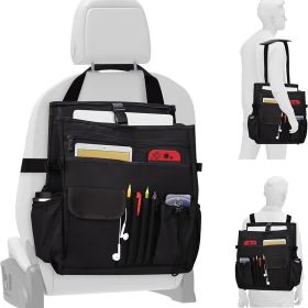 [Updated Car Organizer] 2025 Updated Car Front Seat Organizer | US Quality, Multi-Compartment Storage for Tablets, Laptops, Water Bottles (Items: car rear  storage*1)