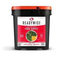 Freeze Dried Vegetable Bucket (Option: 120 Serving)