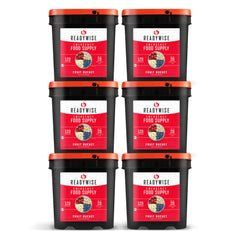 Freeze Dried Fruit Bucket (Option: 720 Serving)