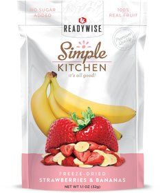 6 CT Case Simple Kitchen (Option: Strawberries & Bananas)