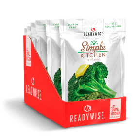 6 CT Case Simple Kitchen (Option: Buttered Broccoli)
