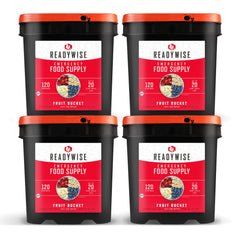 Freeze Dried Fruit Bucket (Option: 480 Serving)